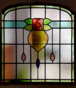art deco stained glass-A238