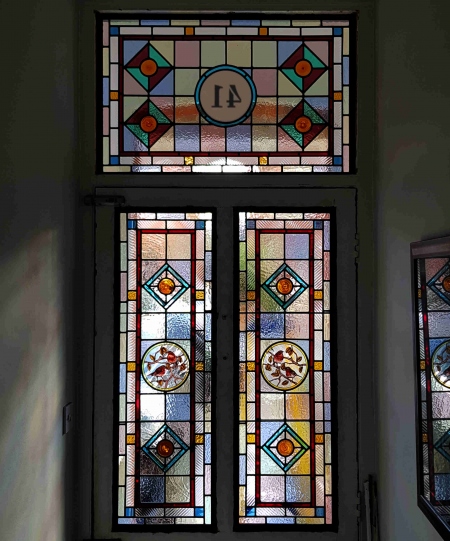 victorian Stained Glass-V202