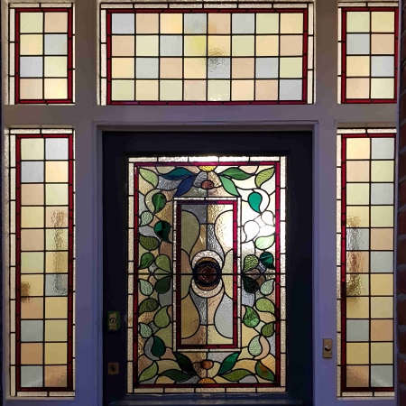 victorian Stained Glass-V205