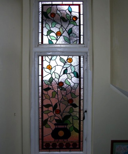 victorian Stained Glass-V704