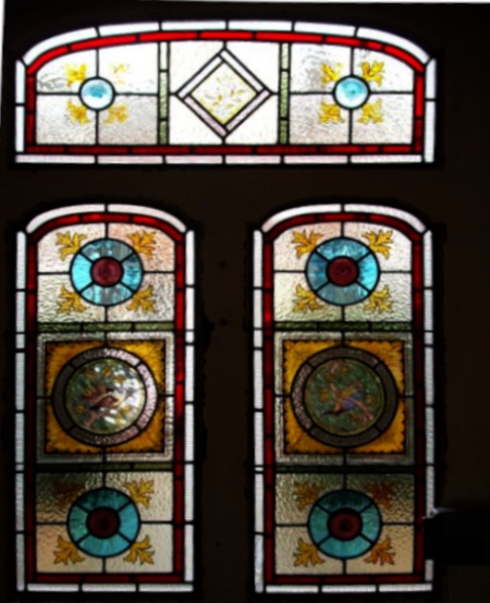 victorian Stained Glass-V713