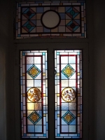 victorian Stained Glass-V707