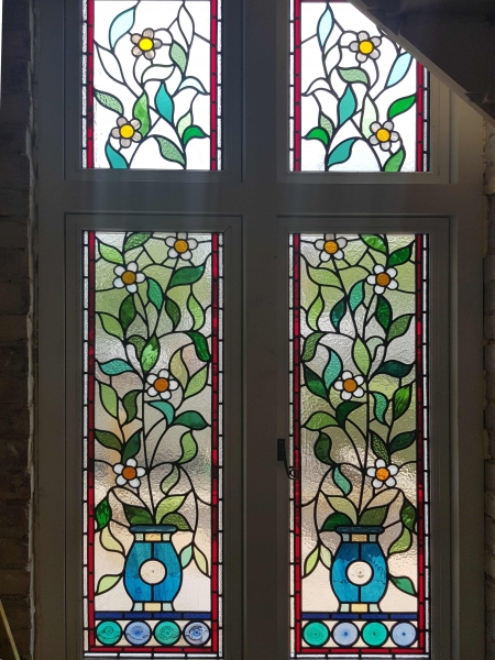 Victorian Stained Glass-V2107