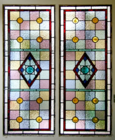 victorian Stained Glass-V702
