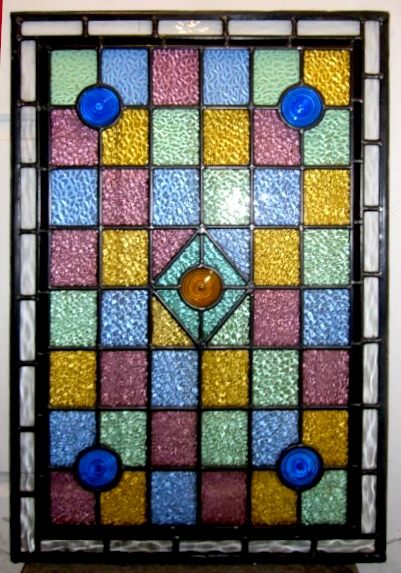 victorian Stained Glass-V703
