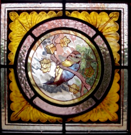 victorian Stained Glass-V717