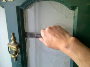 Coriander Stained Glass Victorian Door 2