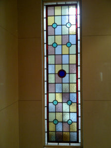 Victorian Gometric Stained Glass
