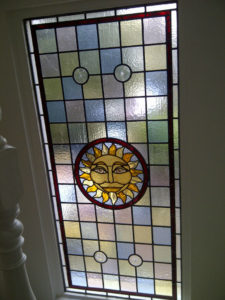 Hand painted Victorian Stained Glass